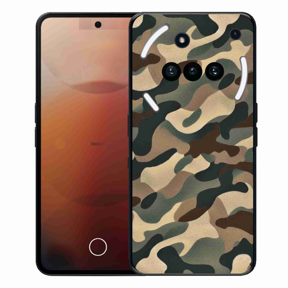 Gelový kryt mmCase na Nothing Phone (3a) - maskáčový vzor 11
