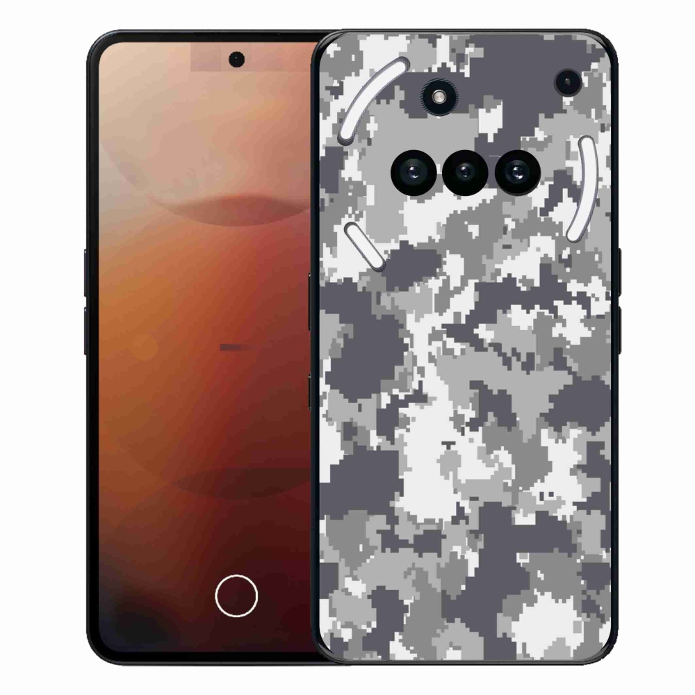 Gelový kryt mmCase na Nothing Phone (3a) - maskáčový vzor 2
