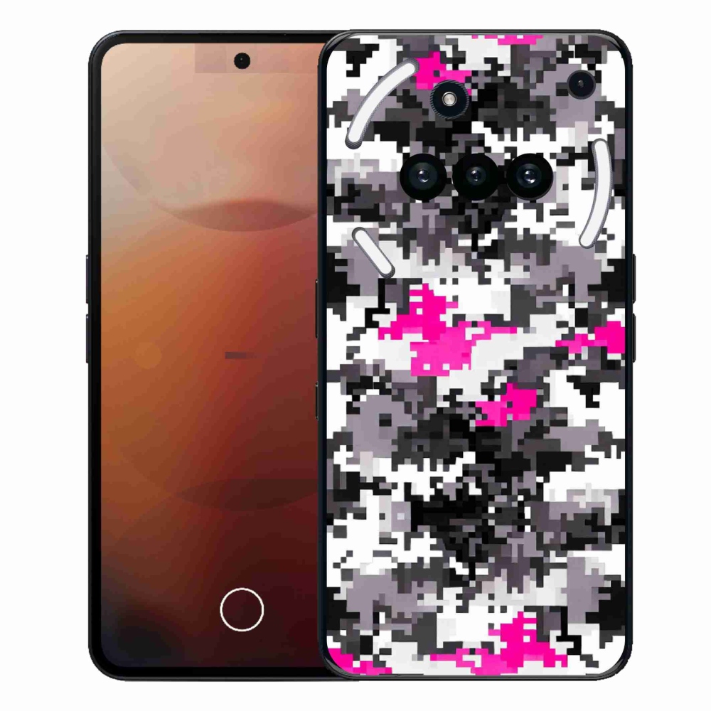Gelový kryt mmCase na Nothing Phone (3a) - maskáčový vzor 4