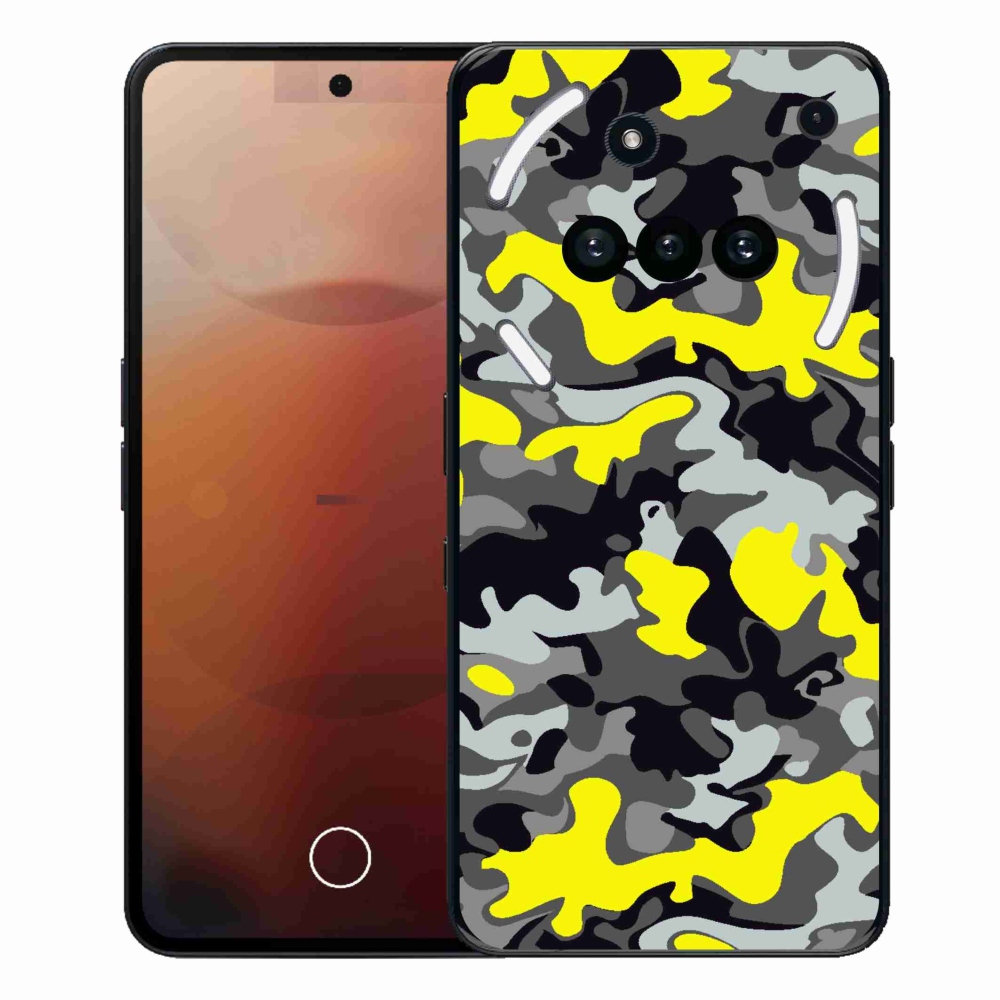 Gelový kryt mmCase na Nothing Phone (3a) - maskáčový vzor 6