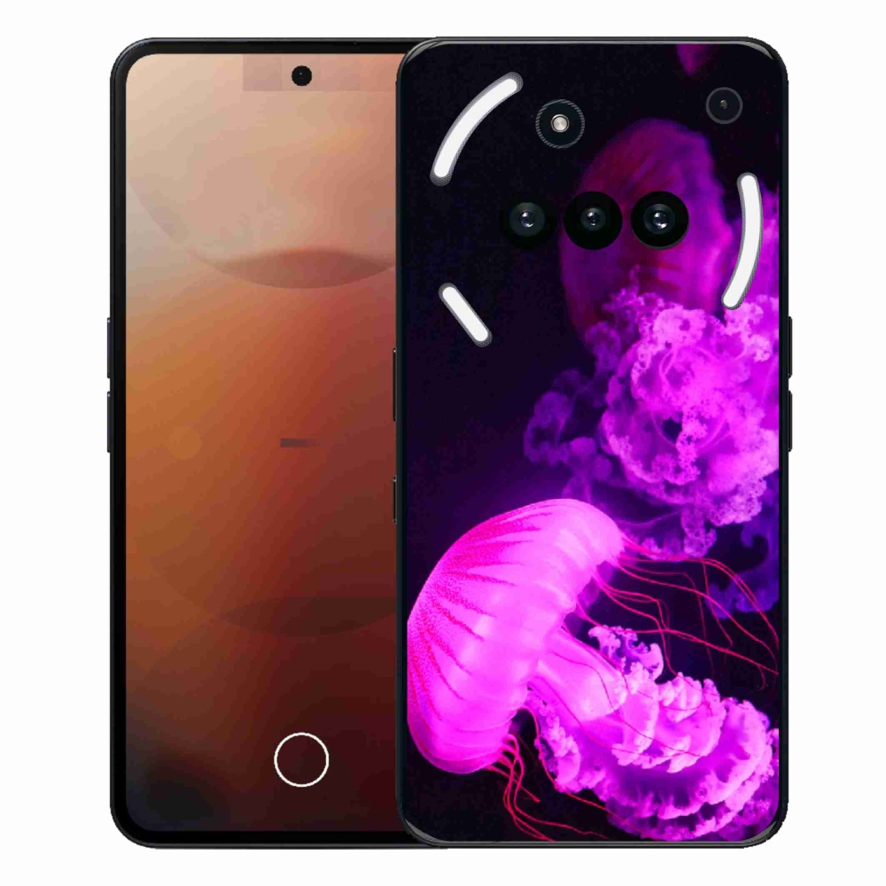 Gelový kryt mmCase na Nothing Phone (3a) - medúza 1