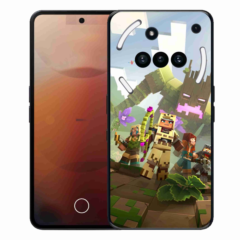 Gelový kryt mmCase na Nothing Phone (3a) - minecraft 1