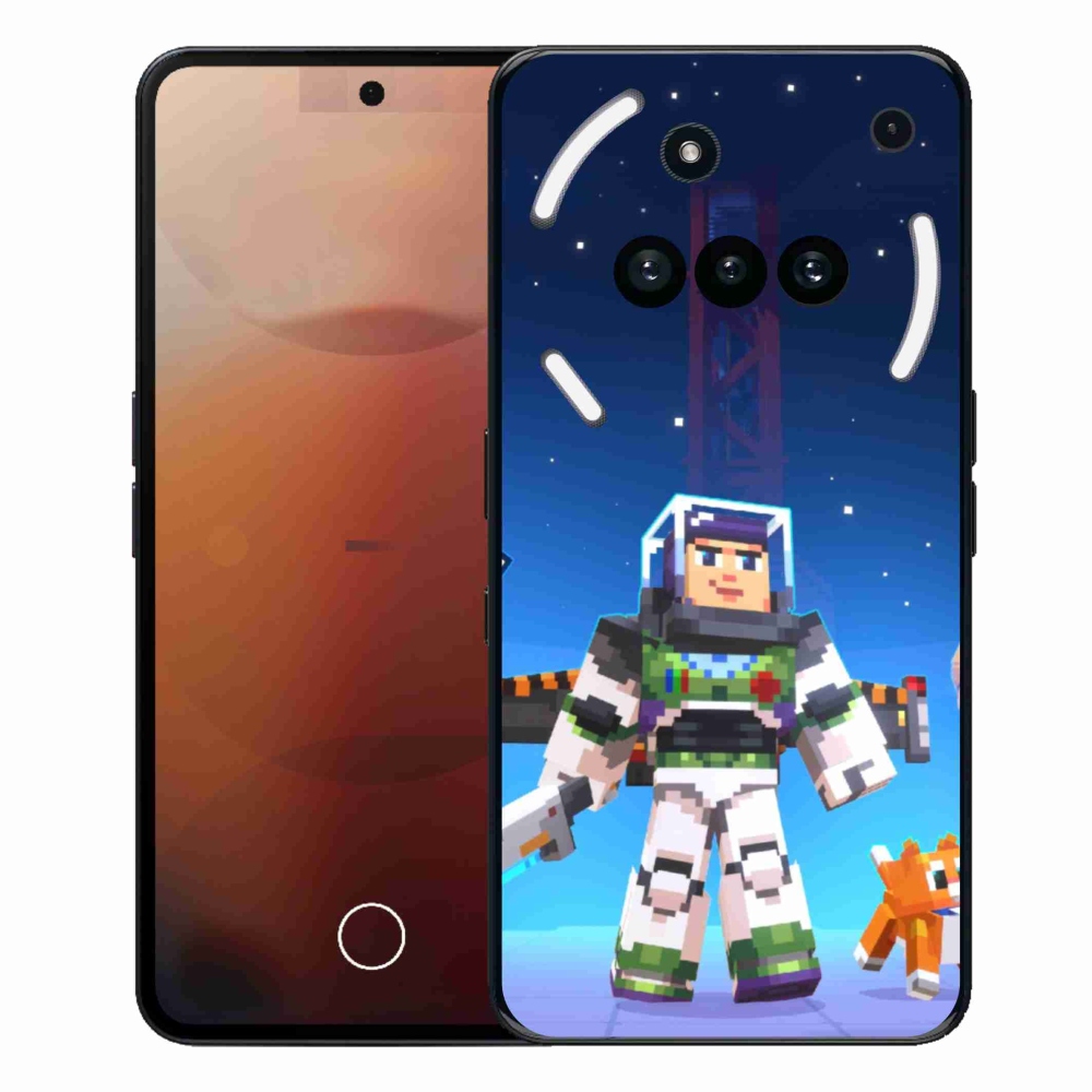 Gelový kryt mmCase na Nothing Phone (3a) - minecraft 2