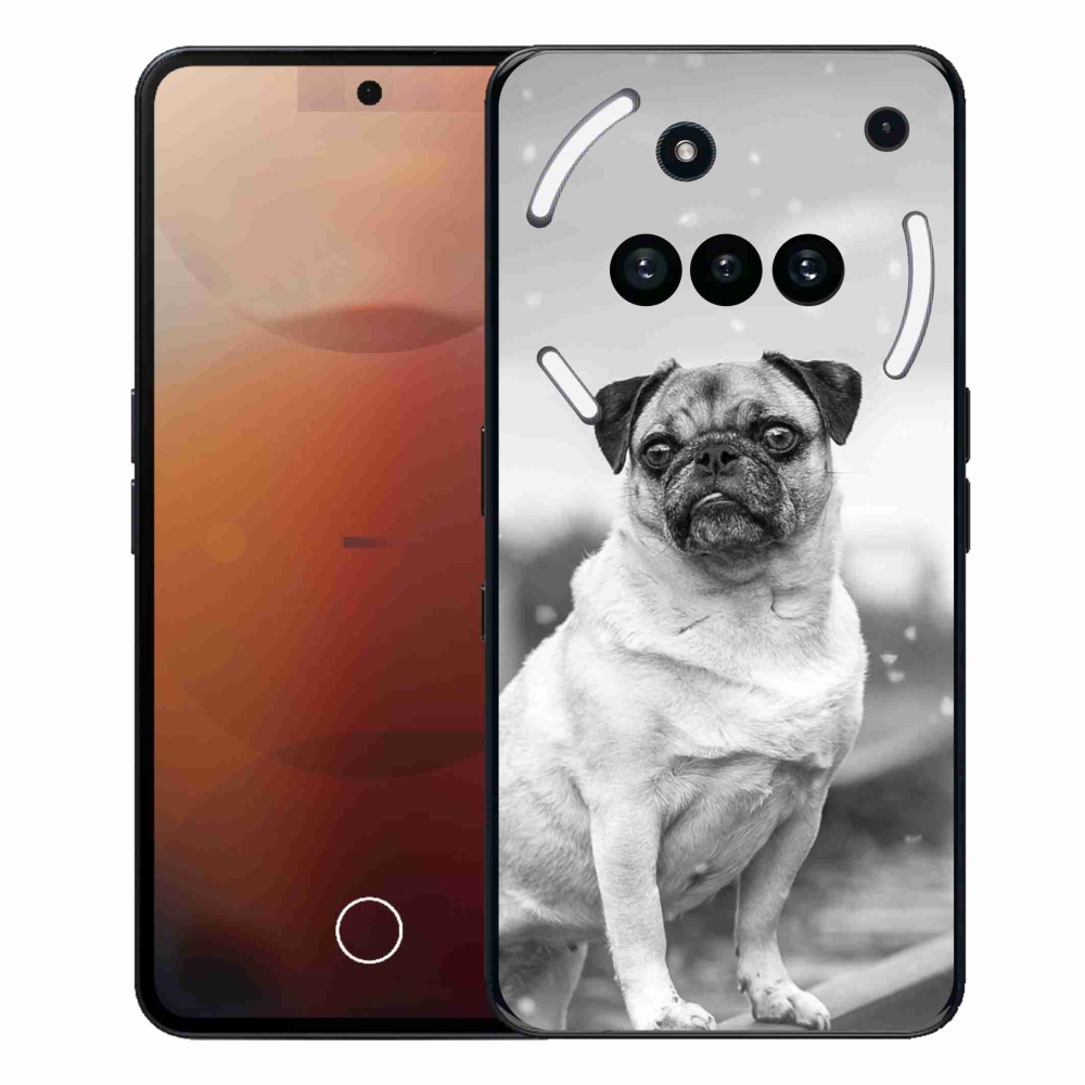 Gelový kryt mmCase na Nothing Phone (3a) - mops