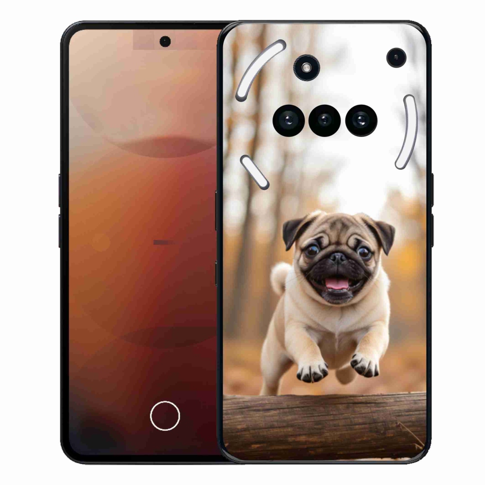 Gelový kryt mmCase na Nothing Phone (3a) - mops 2