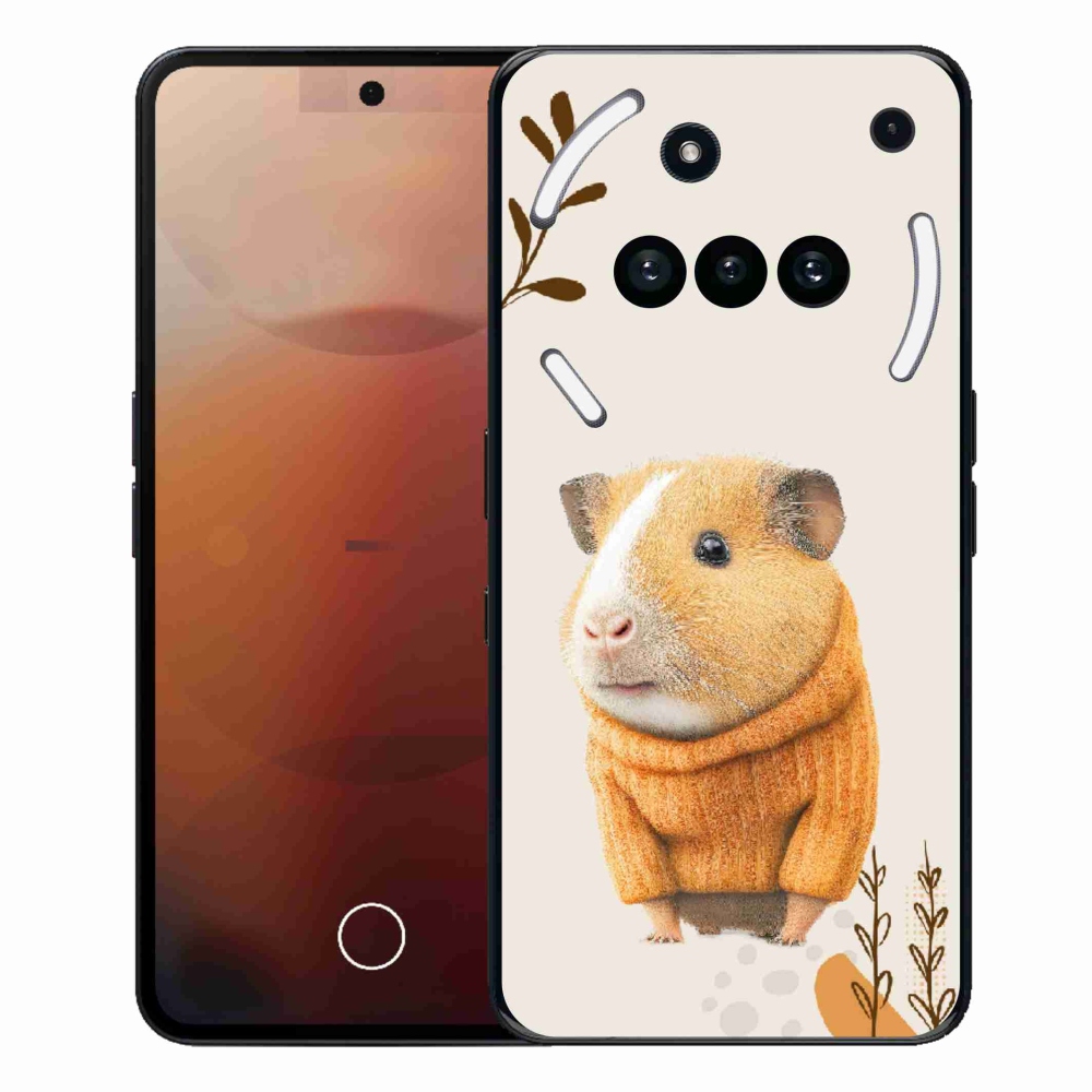 Gelový kryt mmCase na Nothing Phone (3a) - morče ve svetru