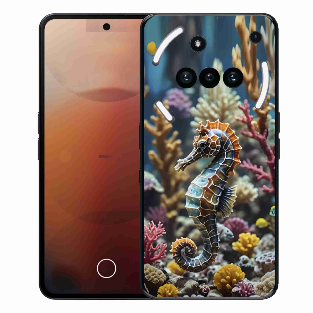 Gelový kryt mmCase na Nothing Phone (3a) - mořský koník 2
