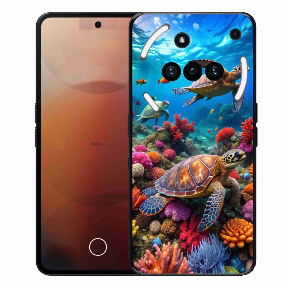 Gelový kryt mmCase na Nothing Phone (3a) - mořský svět 2