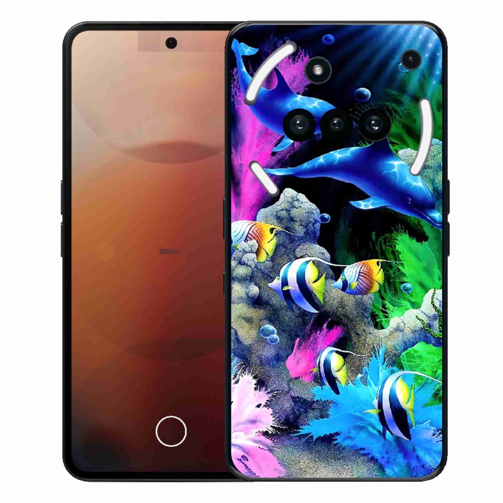Gelový kryt mmCase na Nothing Phone (3a) - mořský svět