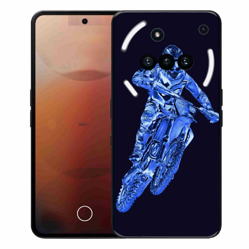 Gelový kryt mmCase na Nothing Phone (3a) - motocross 1
