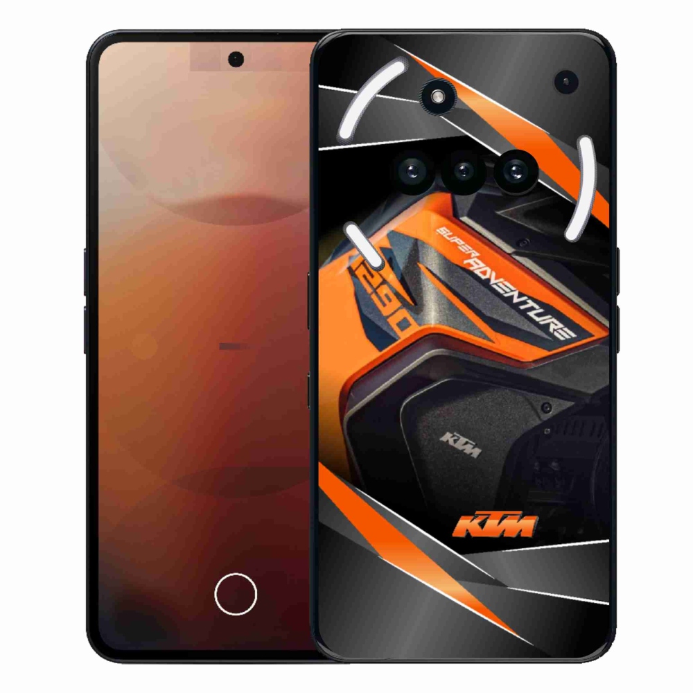 Gelový kryt mmCase na Nothing Phone (3a) - motorka ktm