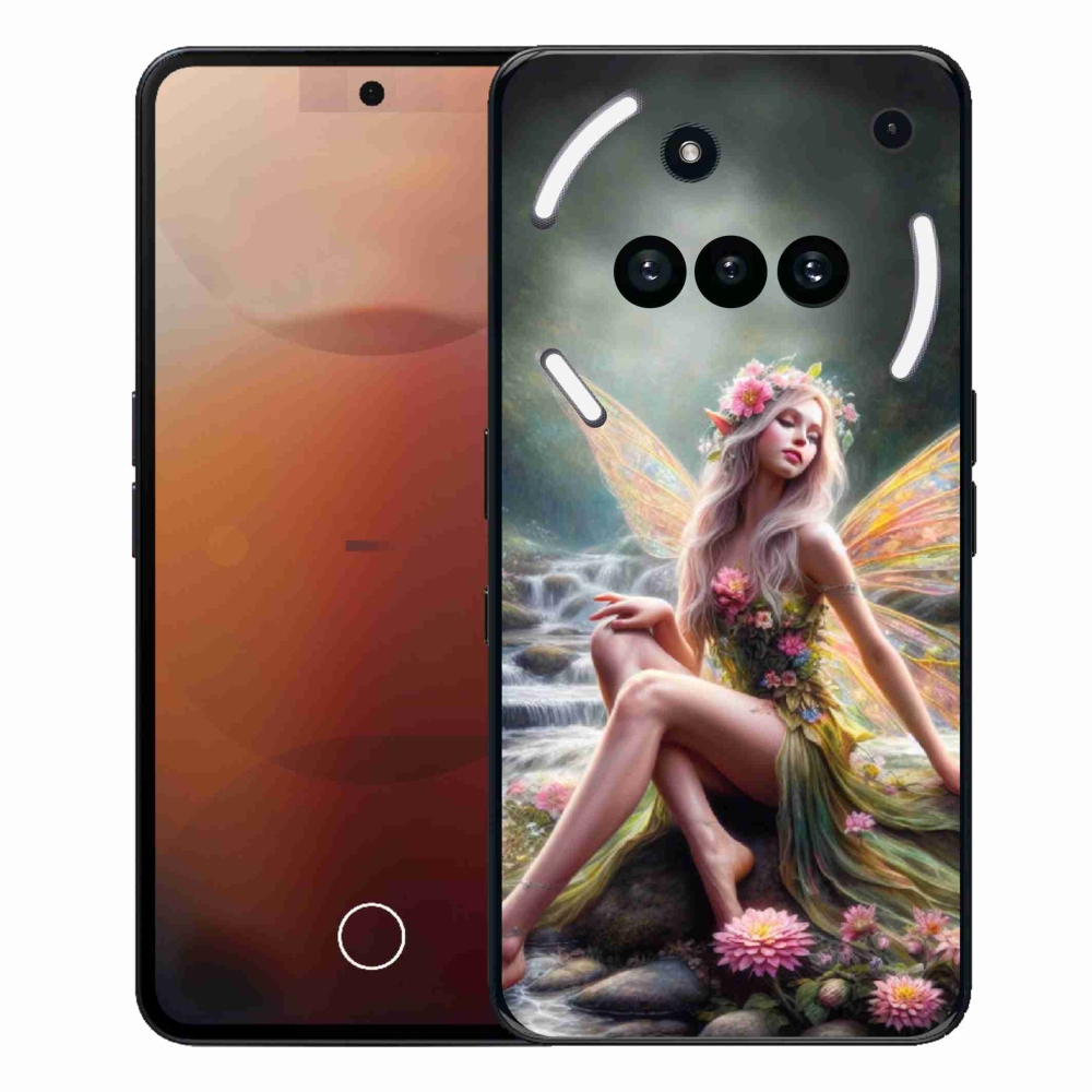 Gelový kryt mmCase na Nothing Phone (3a) - motýlí žena 1