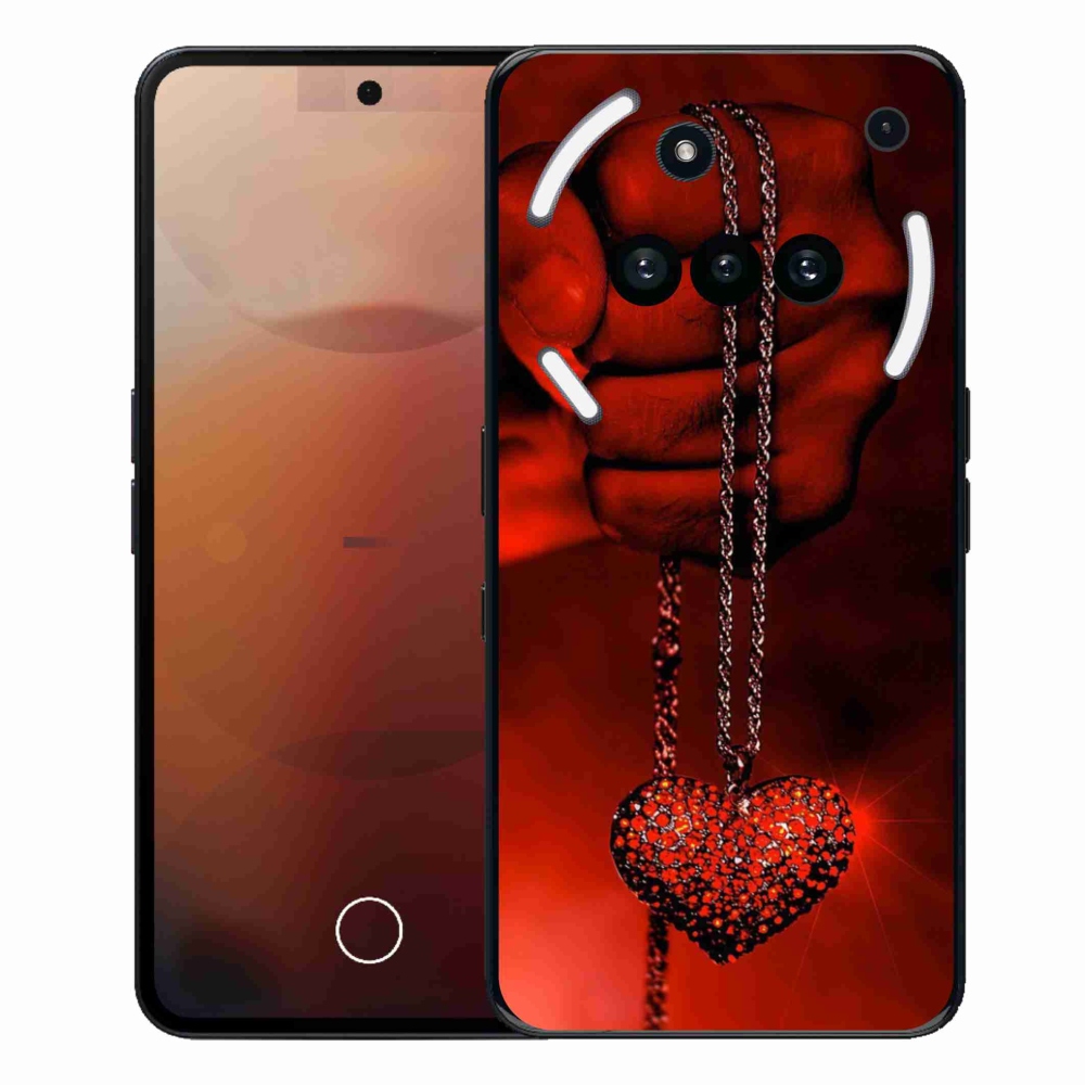 Gelový kryt mmCase na Nothing Phone (3a) - náhrdelník