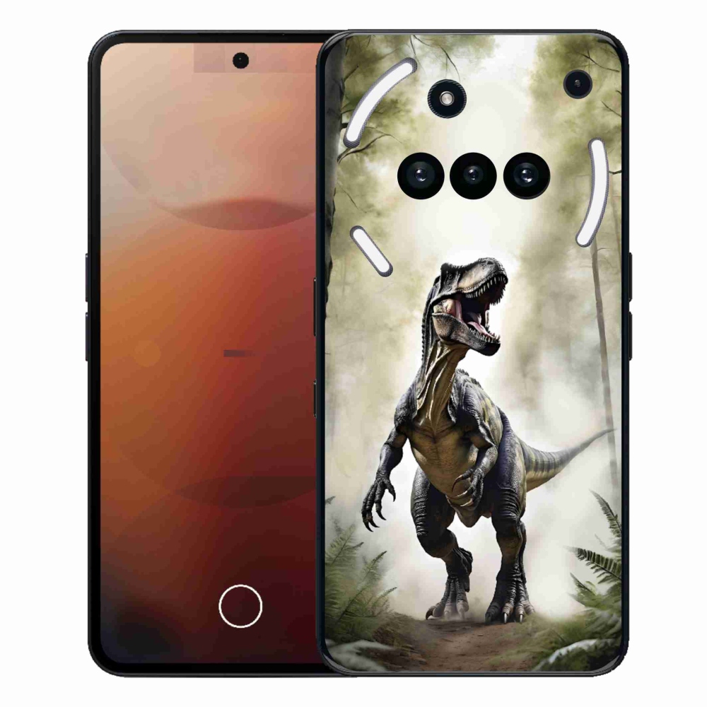 Gelový kryt mmCase na Nothing Phone (3a) - naštvaný T-Rex