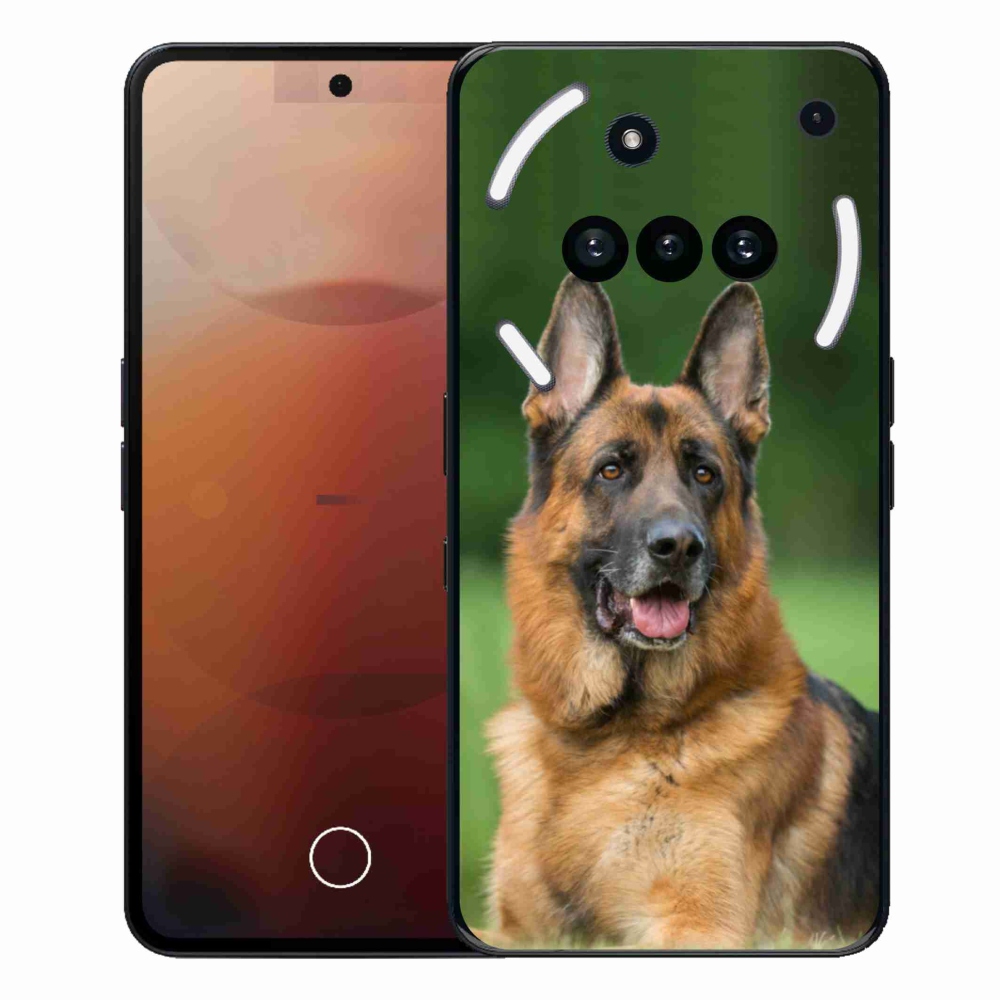 Gelový kryt mmCase na Nothing Phone (3a) - německý ovčák