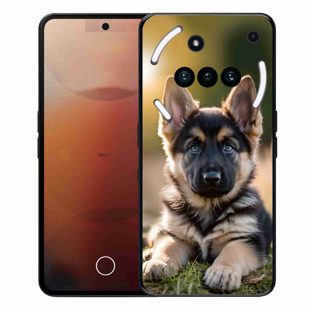 Gelový kryt mmCase na Nothing Phone (3a) - německý ovčák v přírodě
