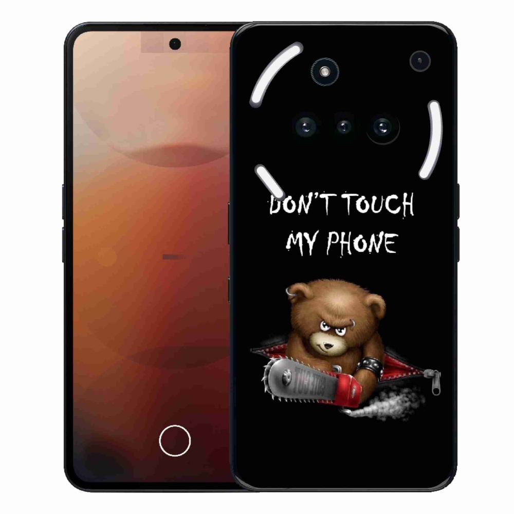 Gelový kryt mmCase na Nothing Phone (3a) - nesahej na telefon