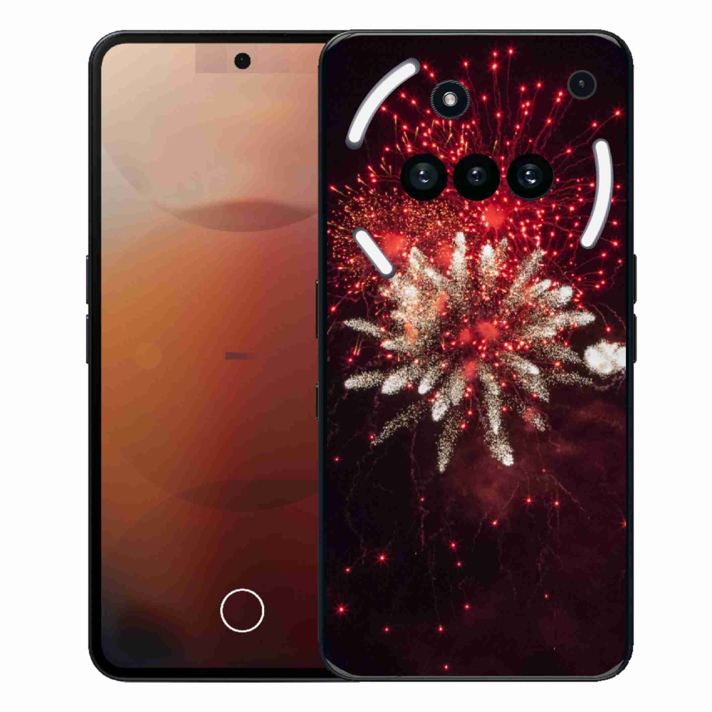 Gelový kryt mmCase na Nothing Phone (3a) - ohňostroj