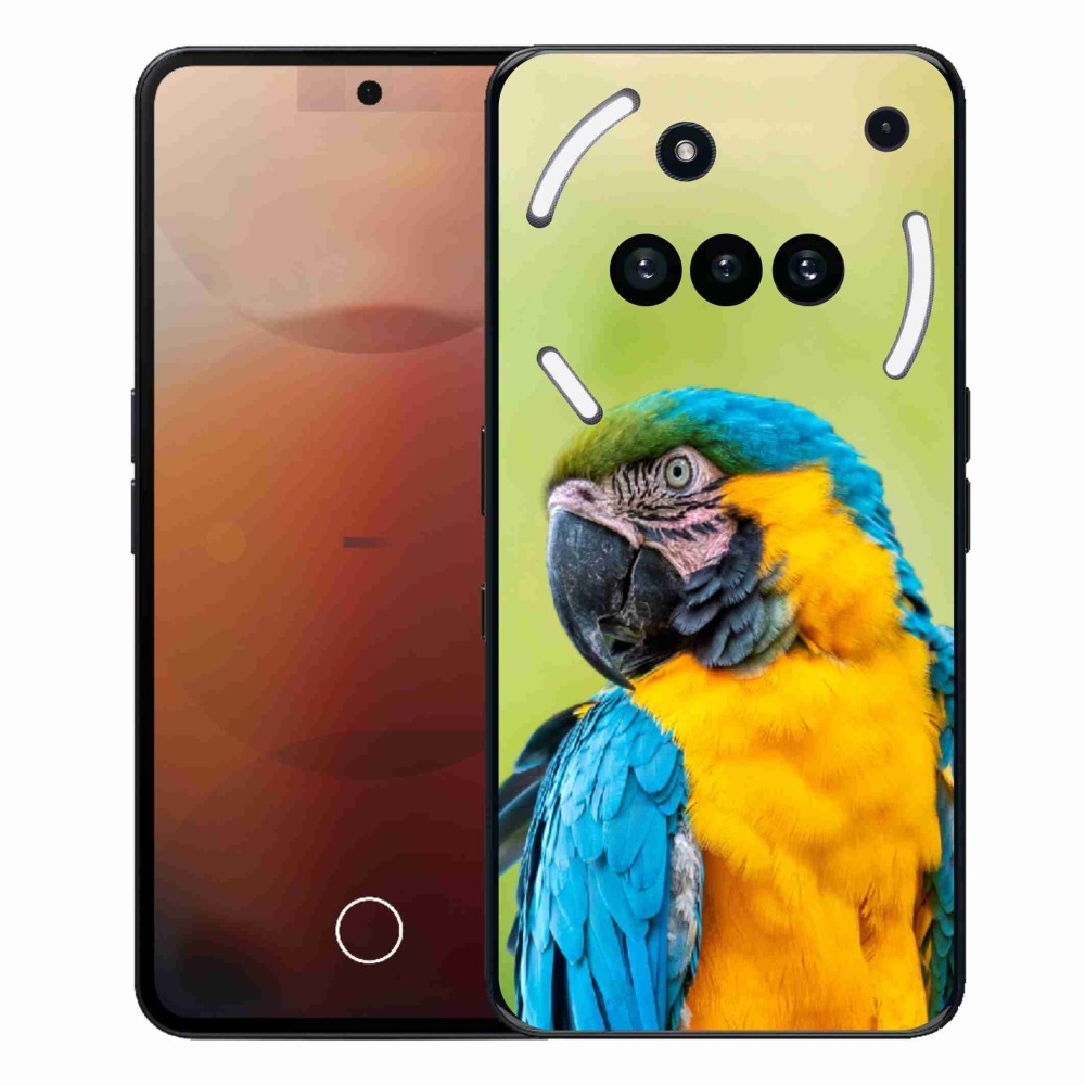 Gelový kryt mmCase na Nothing Phone (3a) - papoušek ara 2