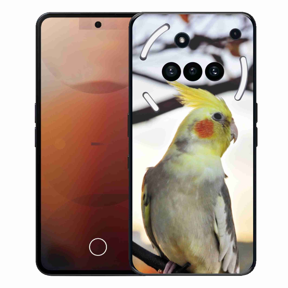 Gelový kryt mmCase na Nothing Phone (3a) - papoušek korela