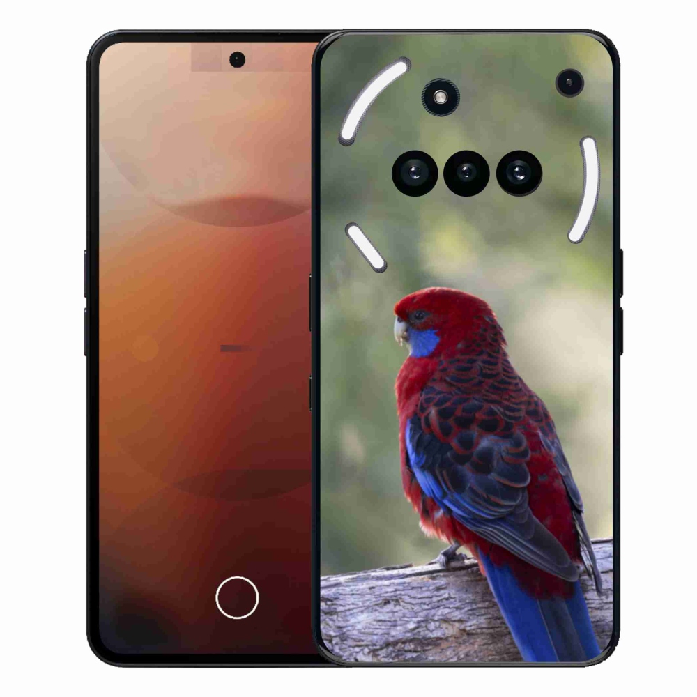 Gelový kryt mmCase na Nothing Phone (3a) - papoušek rosela