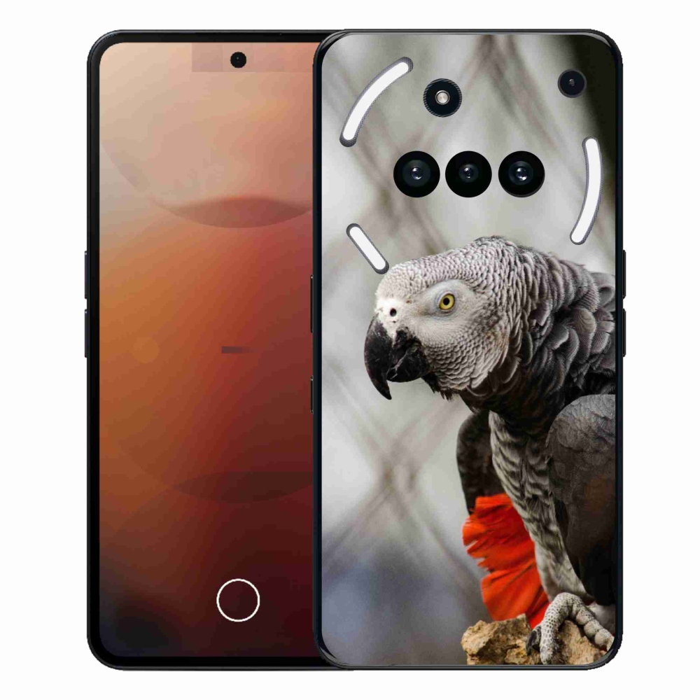 Gelový kryt mmCase na Nothing Phone (3a) - papoušek žako 3