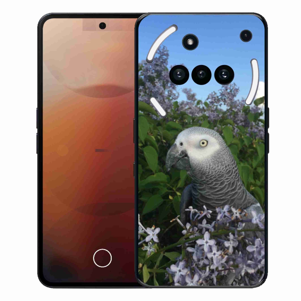 Gelový kryt mmCase na Nothing Phone (3a) - papoušek žako