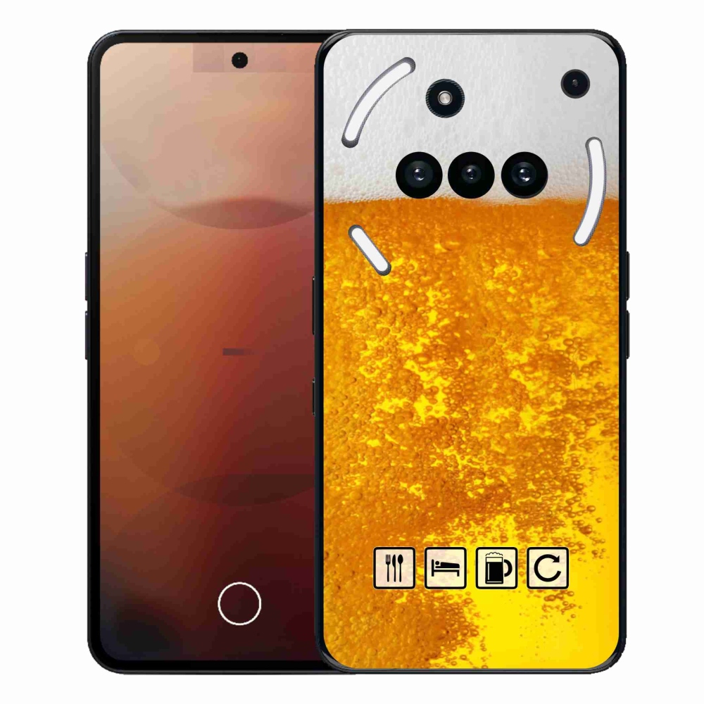 Gelový kryt mmCase na Nothing Phone (3a) - pivní motiv 3