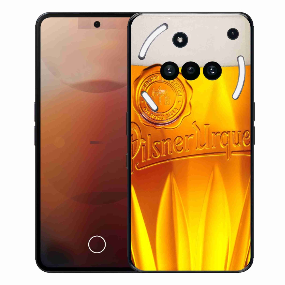 Gelový kryt mmCase na Nothing Phone (3a) - pivo