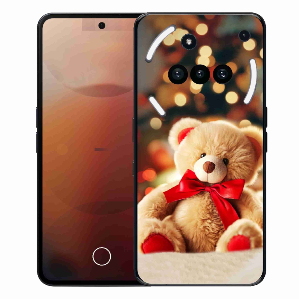 Gelový kryt mmCase na Nothing Phone (3a) - plyšový medvídek