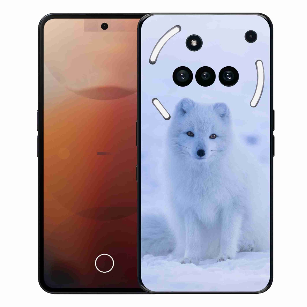 Gelový kryt mmCase na Nothing Phone (3a) - polární liška
