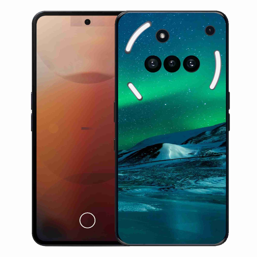 Gelový kryt mmCase na Nothing Phone (3a) - polární záře