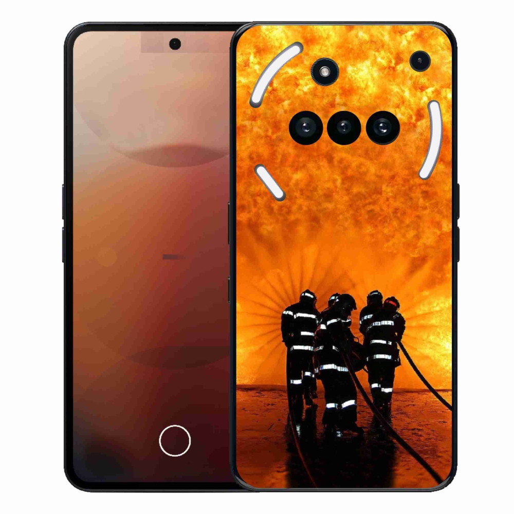 Gelový kryt mmCase na Nothing Phone (3a) - požár