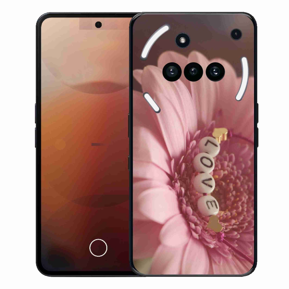 Gelový kryt mmCase na Nothing Phone (3a) - přívěsek love