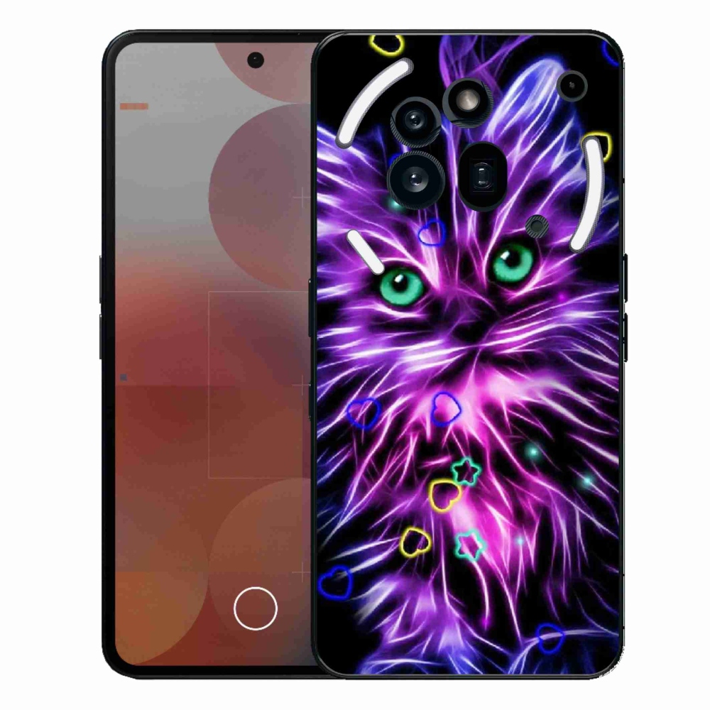 Gelový kryt mmCase na Nothing Phone (3a) Pro - abstraktní kočka