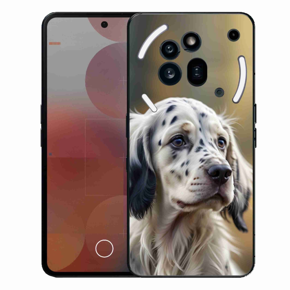 Gelový kryt mmCase na Nothing Phone (3a) Pro - anglický setr