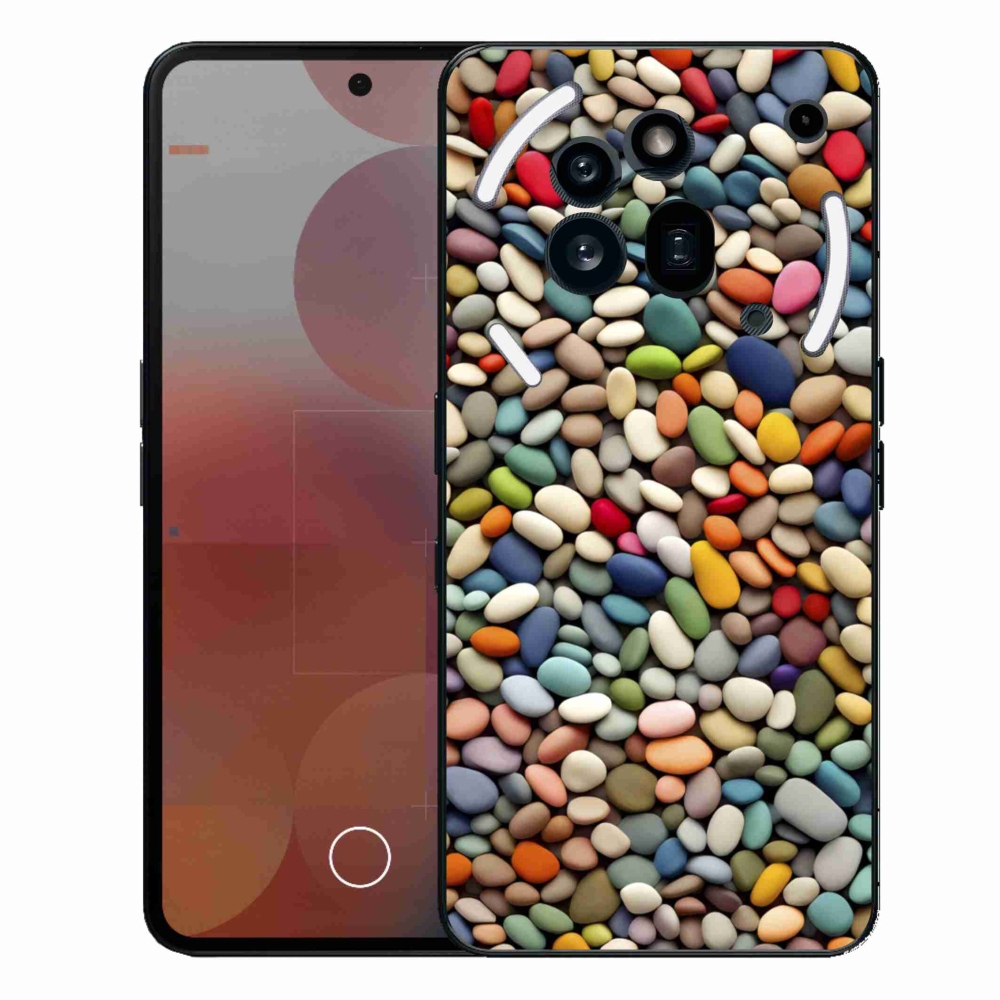 Gelový kryt mmCase na Nothing Phone (3a) Pro - barevné kamínky 2