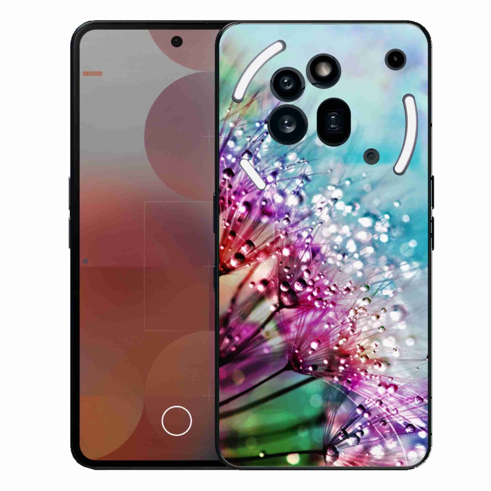 Gelový kryt mmCase na Nothing Phone (3a) Pro - barevné květy