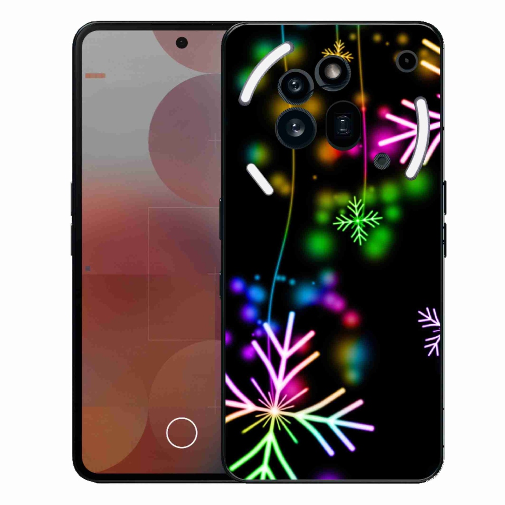 Gelový kryt mmCase na Nothing Phone (3a) Pro - barevné vločky