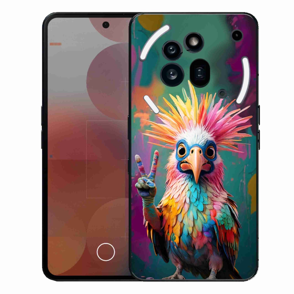 Gelový kryt mmCase na Nothing Phone (3a) Pro - barevný rebel