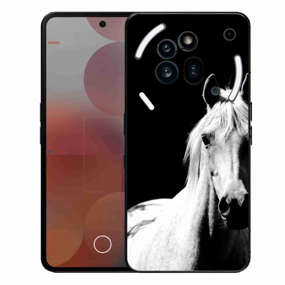 Gelový kryt mmCase na Nothing Phone (3a) Pro - bílý kůň 5