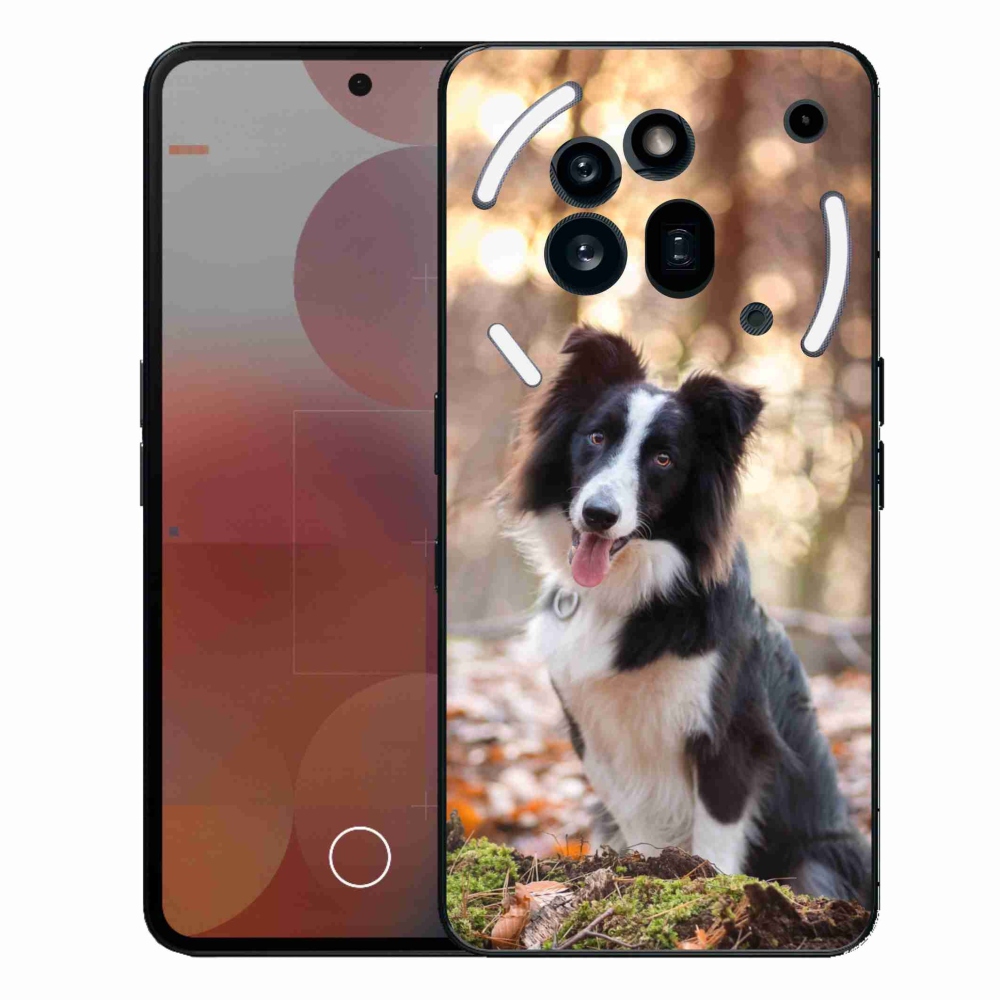 Gelový kryt mmCase na Nothing Phone (3a) Pro - border kolie 1