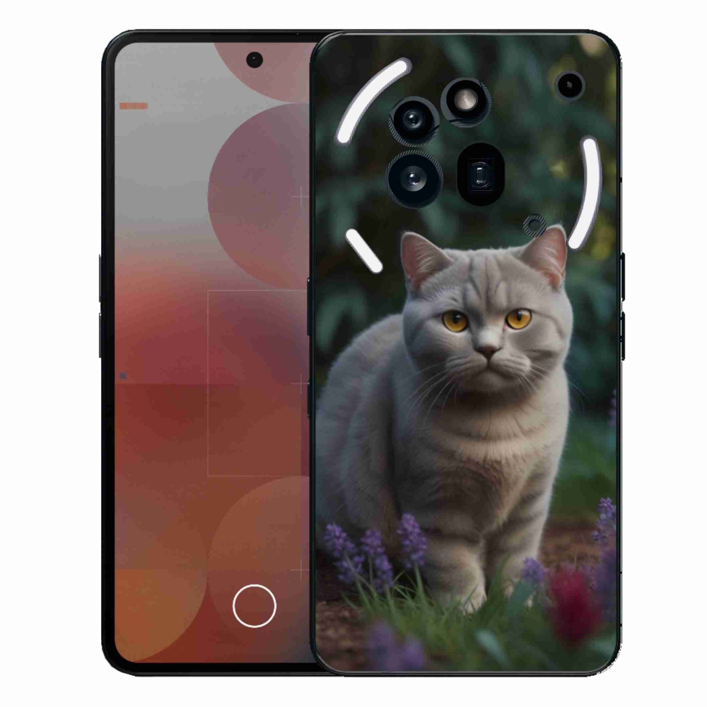 Gelový kryt mmCase na Nothing Phone (3a) Pro - britská kočka