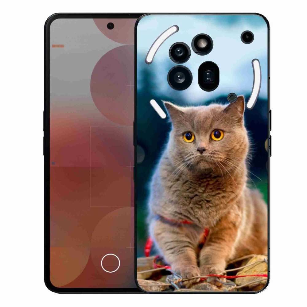 Gelový kryt mmCase na Nothing Phone (3a) Pro - britská modrá 2