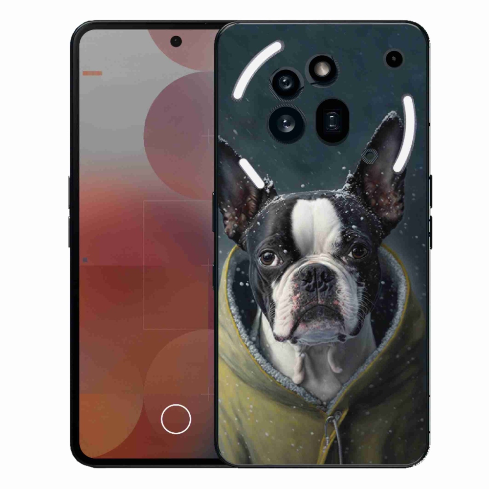 Gelový kryt mmCase na Nothing Phone (3a) Pro - buldoček