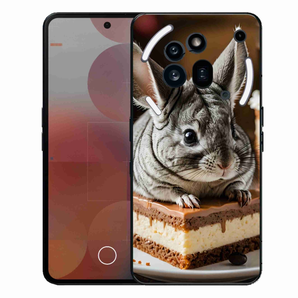 Gelový kryt mmCase na Nothing Phone (3a) Pro - činčila