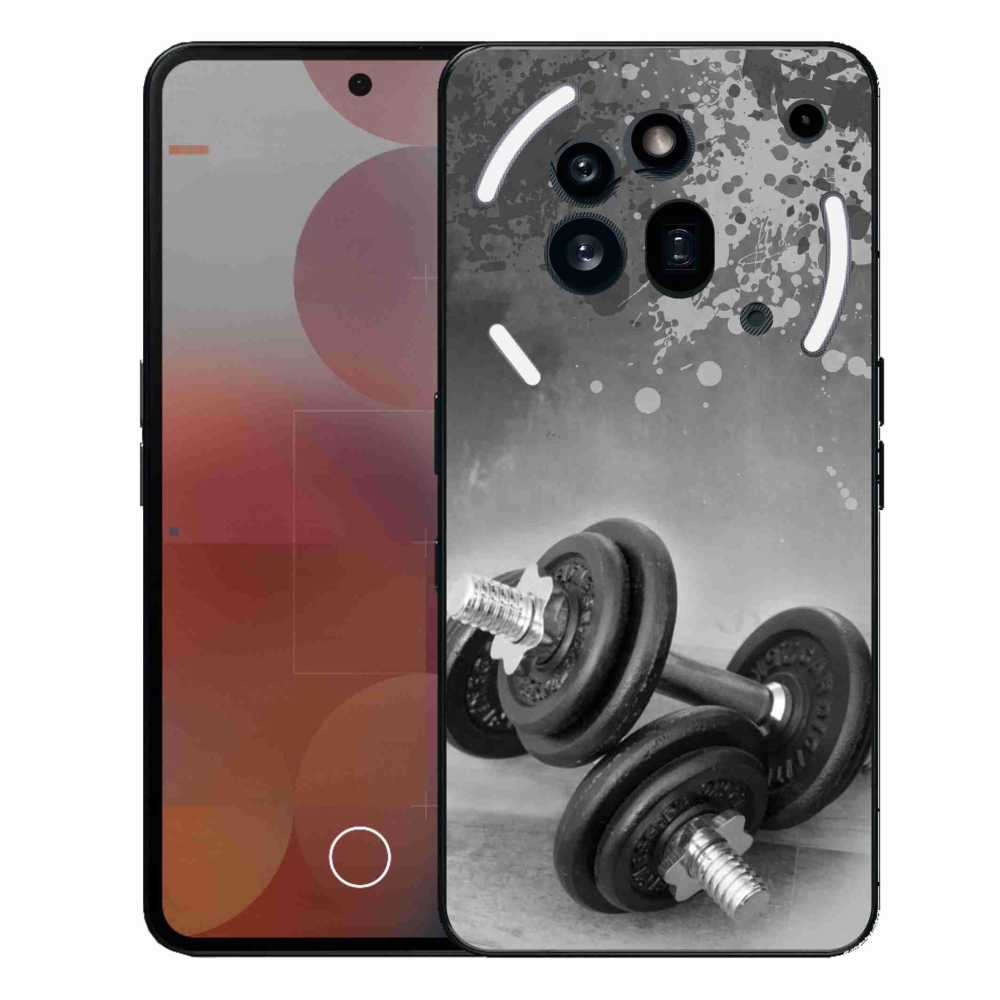 Gelový kryt mmCase na Nothing Phone (3a) Pro - činky 1