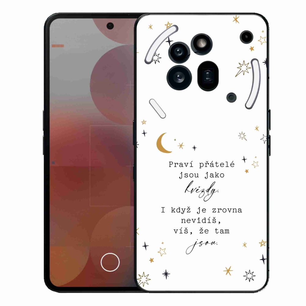 Gelový kryt mmCase na Nothing Phone (3a) Pro - citát 6 bílé pozadí