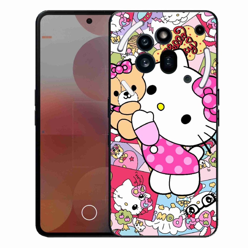 Gelový kryt mmCase na Nothing Phone (3a) Pro - cute kitty