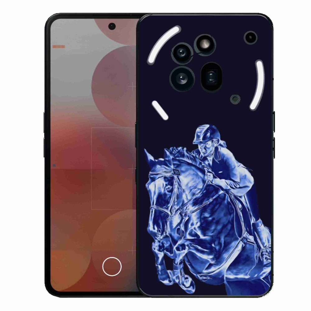 Gelový kryt mmCase na Nothing Phone (3a) Pro - dostihový kůň